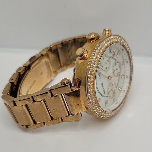 MICHAEL KORS Parker MK5491 Womens Stainless Steel Analog Dial Quartz Watch AM504 - Picture 10 of 11